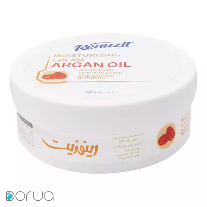 تصویر از کرم مرطوب کننده دست و صورت انواع پوست  بزرگسالان آرگان  رینوزیت 200 ml  رایا پخش متحد ایران