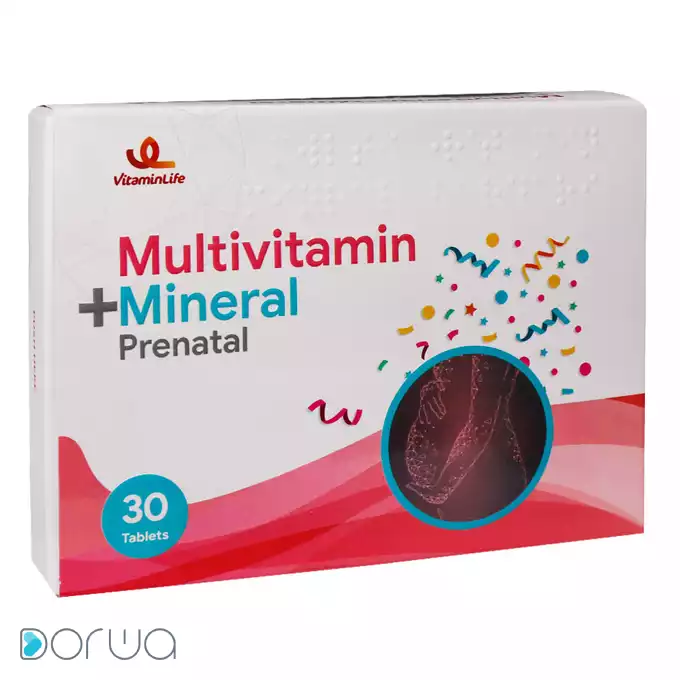 قرص مولتي ويتامين مينرال پريناتال ويتامين لايف 30 عددي copy.webp
