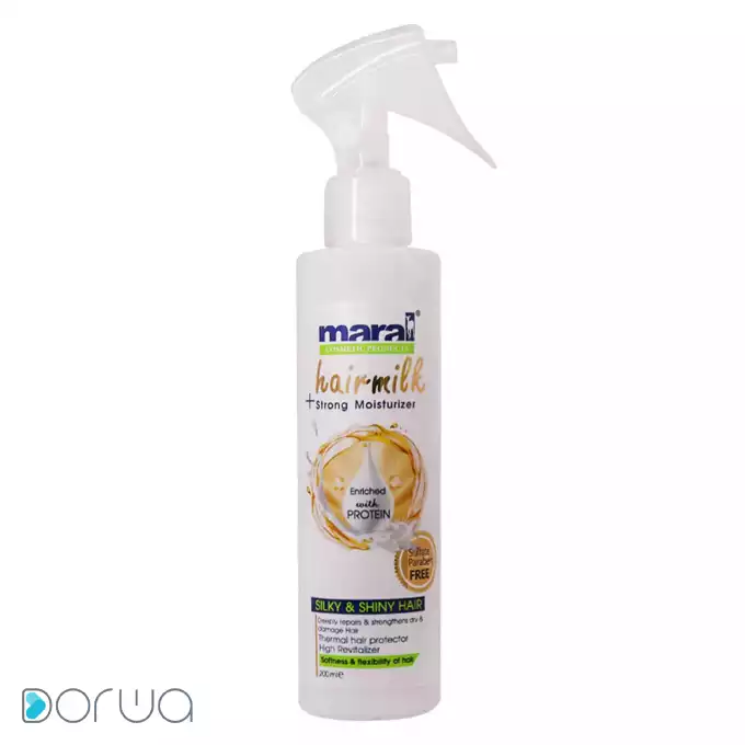 تصویر از لوسیون شیر تقویت کننده و نرم کننده انواع مو بزرگسالان   مارال 200 ml صنایع آرایشی و بهداشتی سبز گلسار ایران