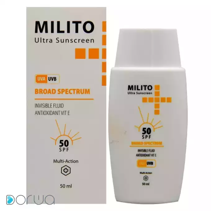 تصویر از فلویید ضد آفتاب SPF50  میلیتو 50 ml بی رنگ