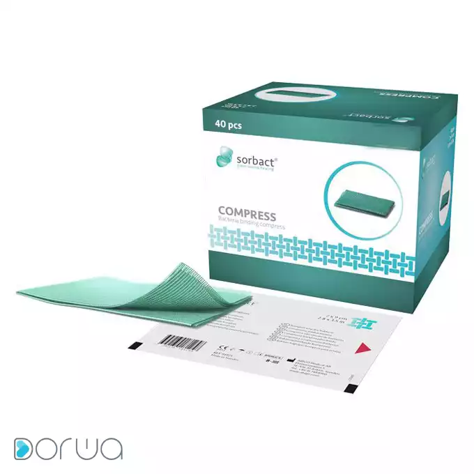 تصویر از پانسمان ﮐﻤﭙﺮس ﺳﻮرﺑﮑﺖ سایز 4 در 6 cm