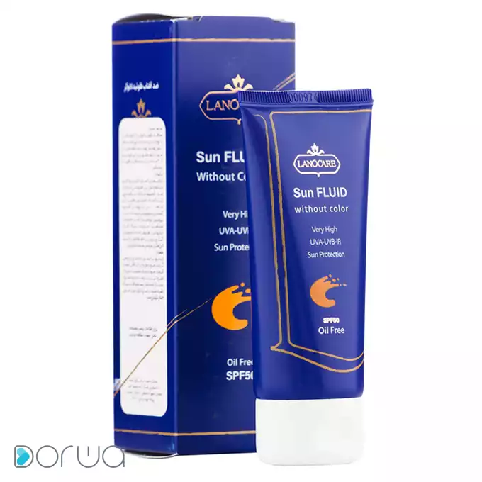 تصویر از فلویید ضد آفتاب SPF50  لانوکر 50 ml بی رنگ