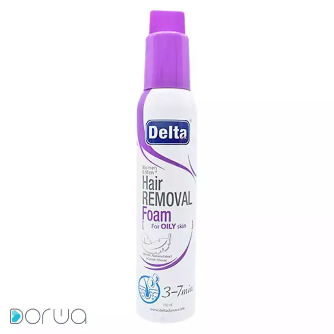 تصویر از اسپری فوم موبر پوست چرب  دلتا زکس 150 ml