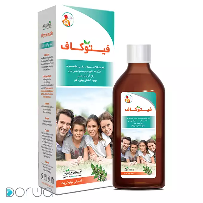 تصویر از شربت فیتوکاف  ایران داروک 140 ml  ایران داروک ایران