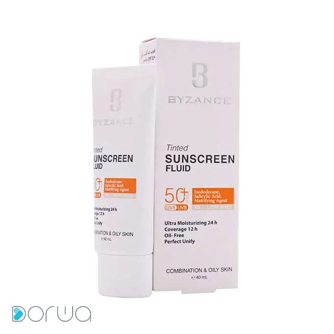 تصویر از فلویید ضد آفتاب SPF50+  بیزانس 40 ml بژ روشن