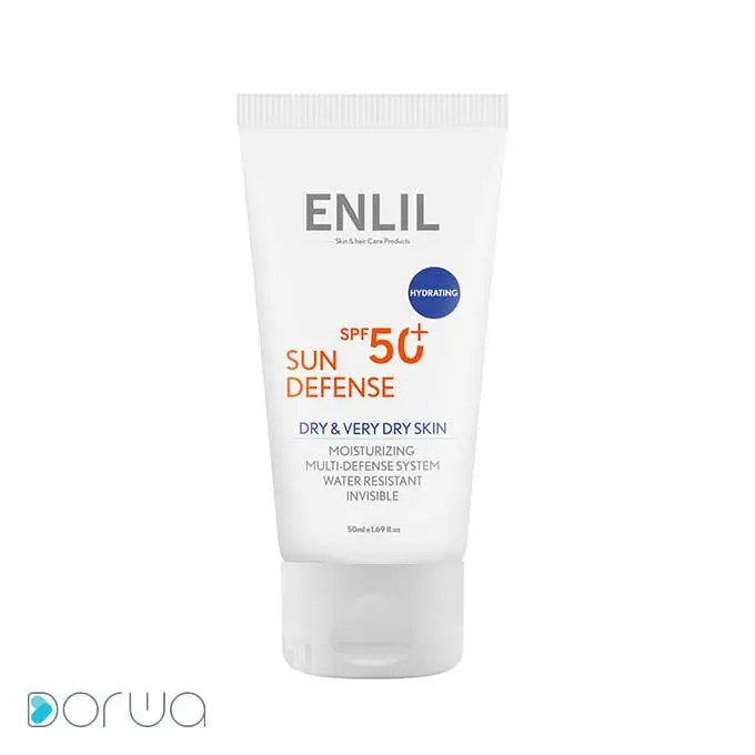 تصویر از کرم ضد آفتاب صورت پوست خشک SPF50+ بزرگسالان سان دیفنس  انلیل 50 ml  طناز گستر آسیا ایران