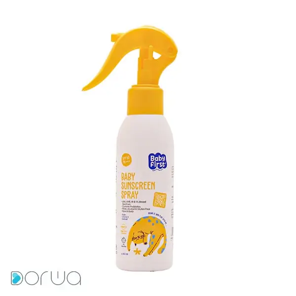 تصویر از اسپری ضد آفتاب SPF50 پوست حساس  بیبی فرست 150 ml