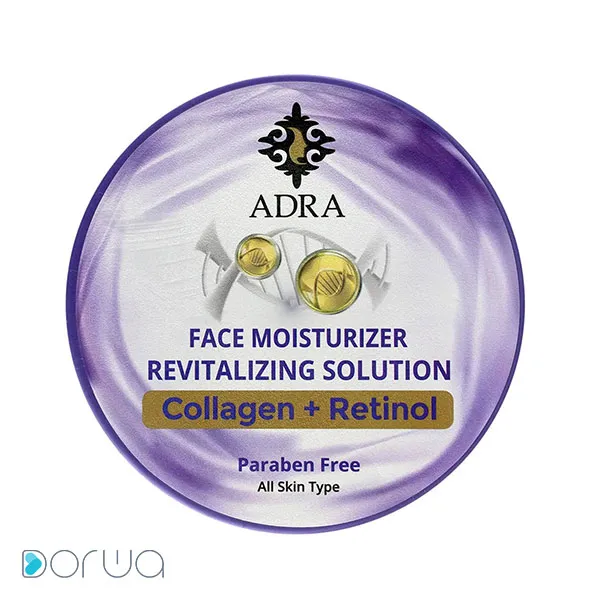 تصویر از کرم آبرسان صورت انواع پوست  بزرگسالان کلاژن و رتینول  آدرا 200 ml  شمیم طبیعت آرا ایران