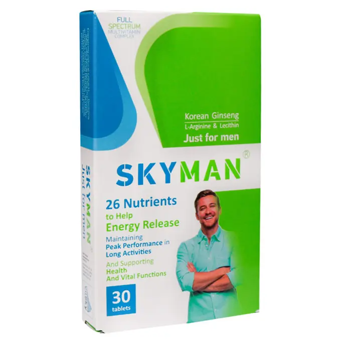 تصویر از قرص خوراکی اسکای من VITSKY 30 عددی نوژن فارمد کاسپین