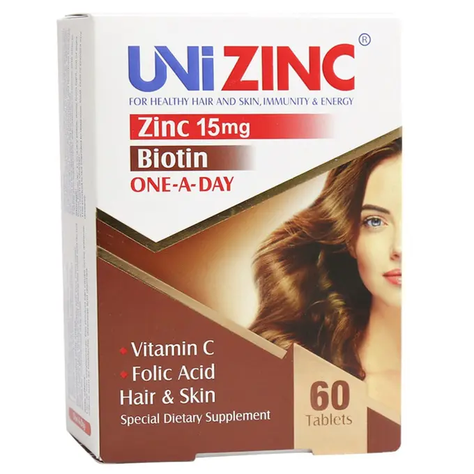 تصویر از قرص خوراکی یونی زینک 60 عددی ابیان دارو