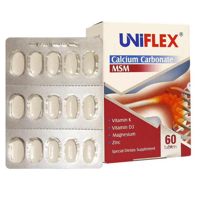 تصویر از قرص خوراکی یونی فلکس 60 عددی ابیان دارو